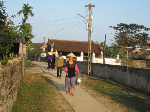 Một góc làng Xuân Tiêu
