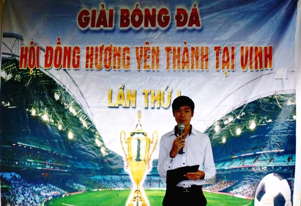 Anh Phan Văn Tài – Trưởng BTC giải đọc diễn văn bế mạc
