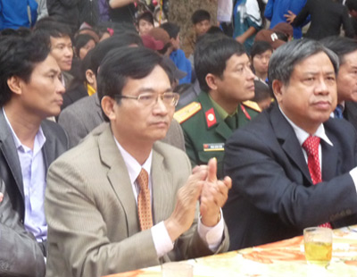 TS Lê Cảnh Nhạc - Phó Tổng cục trưởng Tổng cục DS-KHHGĐ - tại lễ phát động hưởng ứng Tháng Hành động Quốc gia về DS-KHHGĐ năm 2012. 