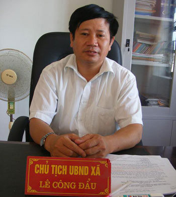 Chủ tịch UBND xã Long Thành  - Ông Lê Công Đẩu: Chúng tôi đã và đang từng bước phát huy sức mạnh tổng hợp để phát triển kinh tế - xã hội...