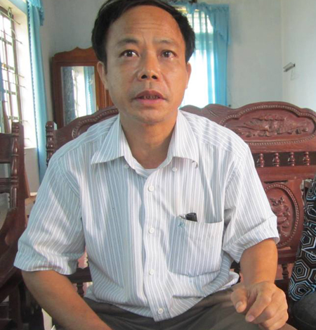 Ông Nguyễn Chính Thắng - Hiệu trưởng Trường THCS Văn Thành thừa nhận kết luận số tiền thất thoát hơn 26 triệu có một số tiền 